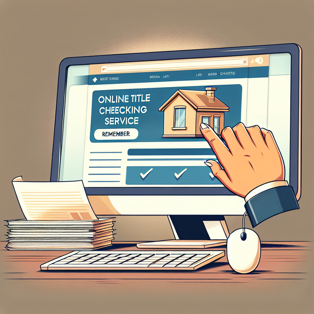 How Do I Check My Home Title Online?